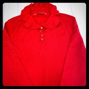 ModCloth, button sweater, 3/4 sleeves